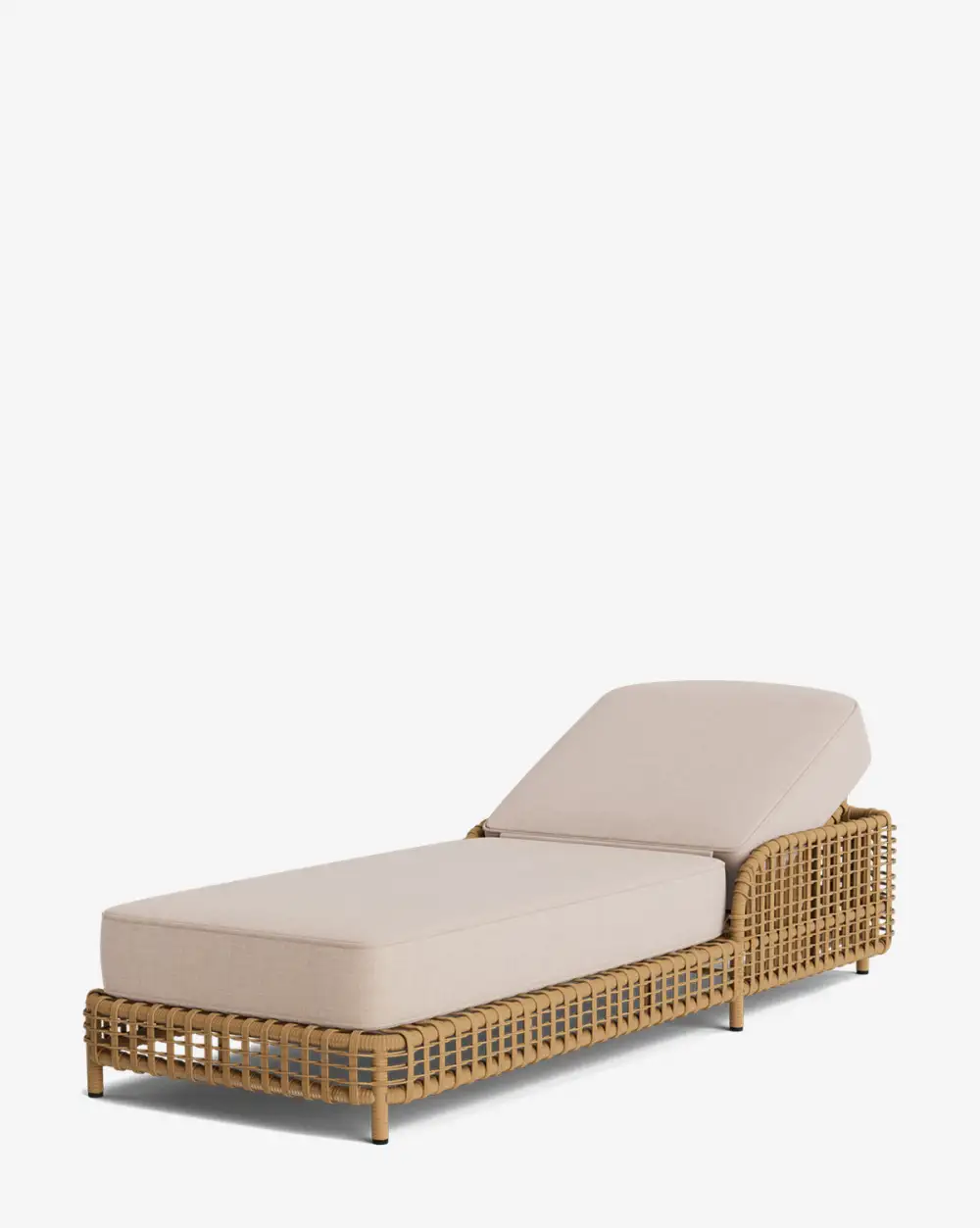 Woven Aluminum Outdoor Chaise