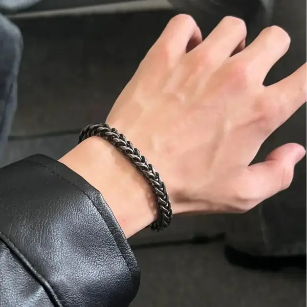 Bold Titanium Steel Bracelet