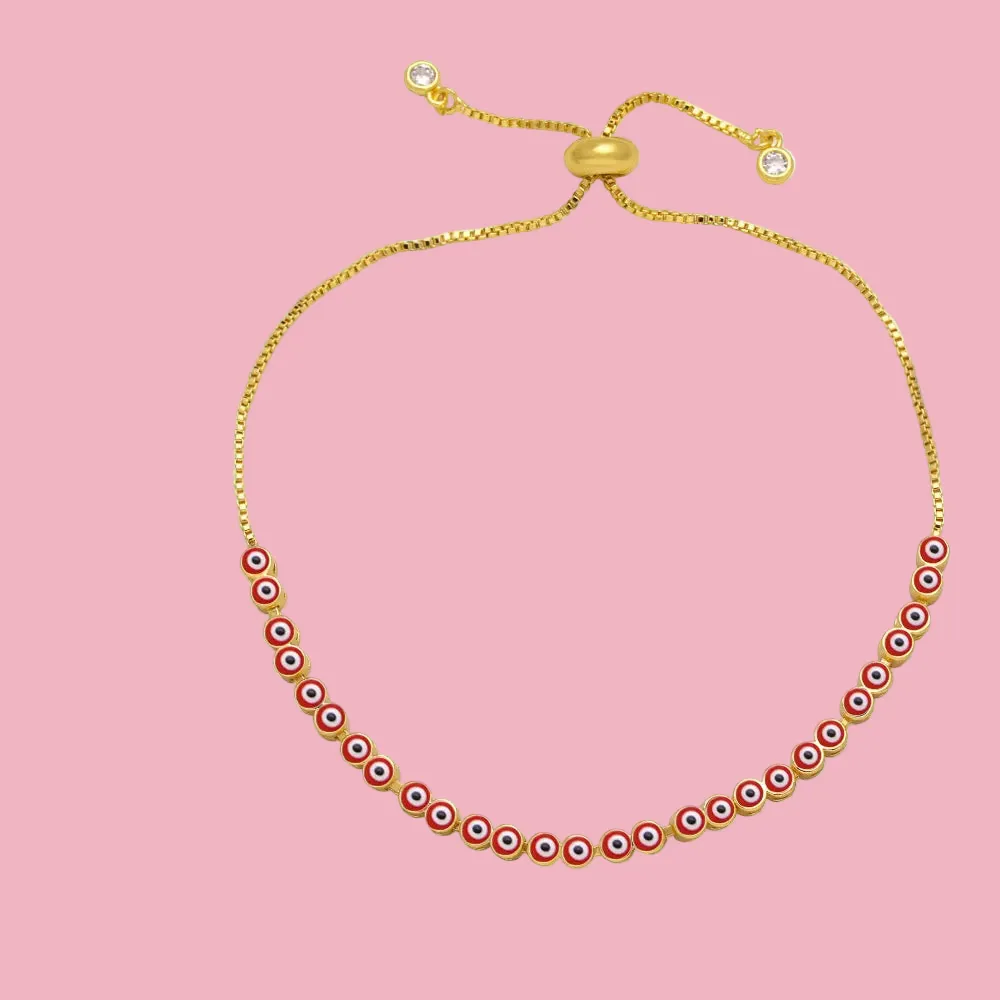 Adjustable Eye Motif Bracelet