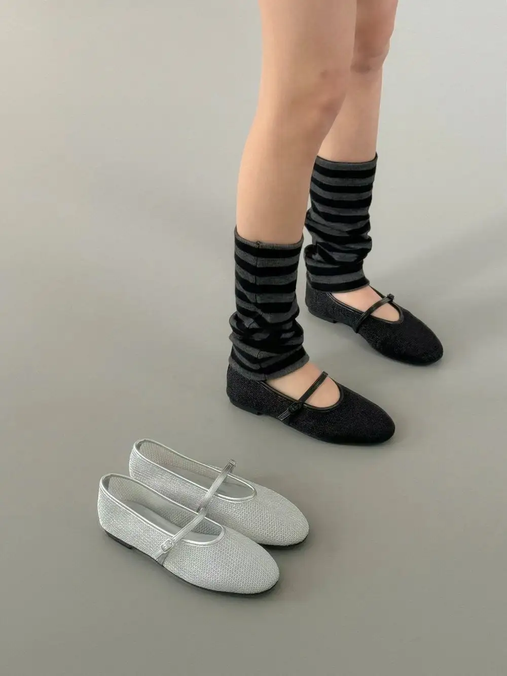 Crisp Faux Leather Everyday Flats