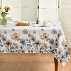 Muted Floral Table Cover