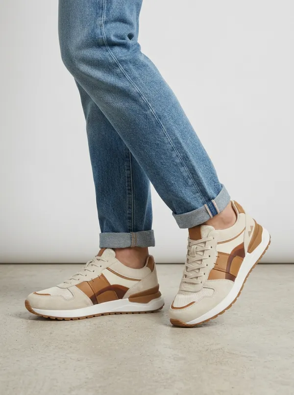 Unisex Casual Mountain Print Sneakers