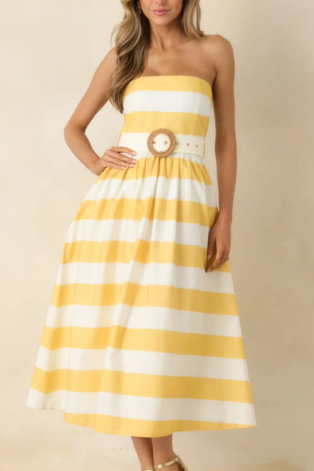 Minimal Look Midi Dress