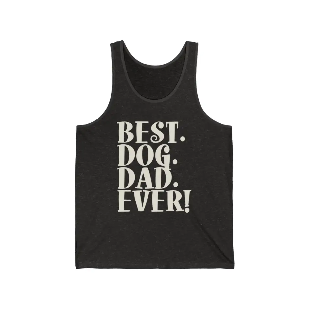Dog Dad Text Tank Top
