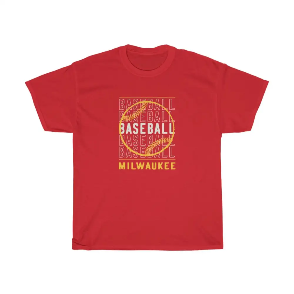 Baseball Milwaukee with Baseball Graphic T-Shirt