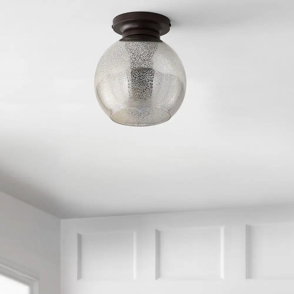 Metal/glass LED Flush Mount