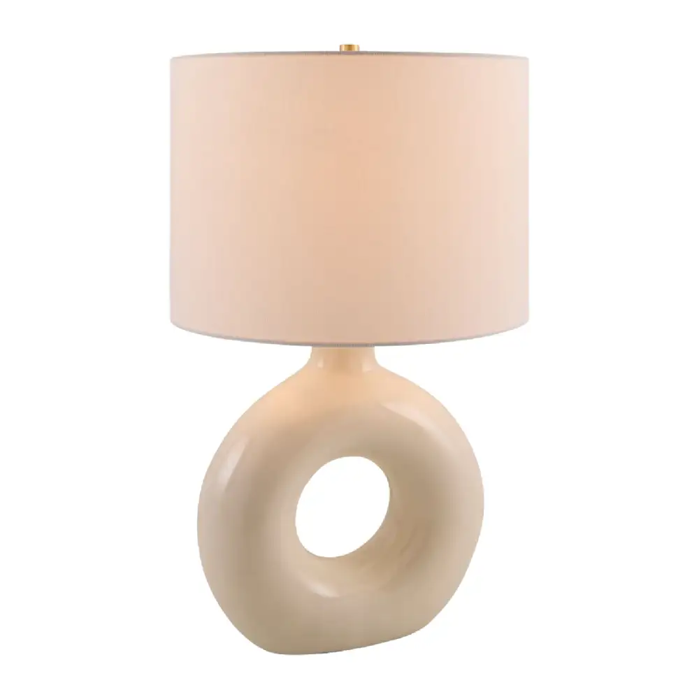 Ceramic Ring Table Lamp