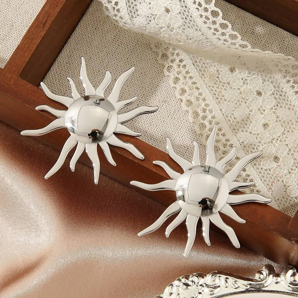 Metal Stainless Steel Vintage Earrings