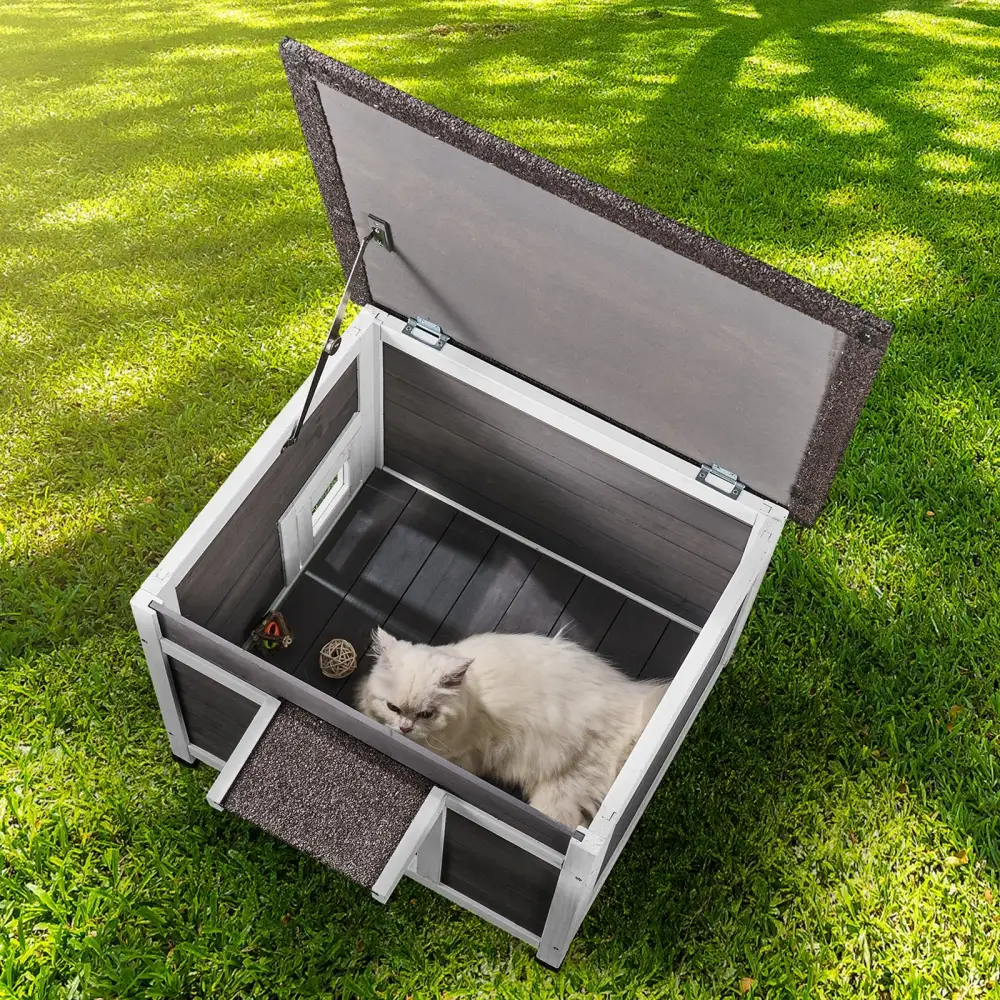Wooden Feral Cat House