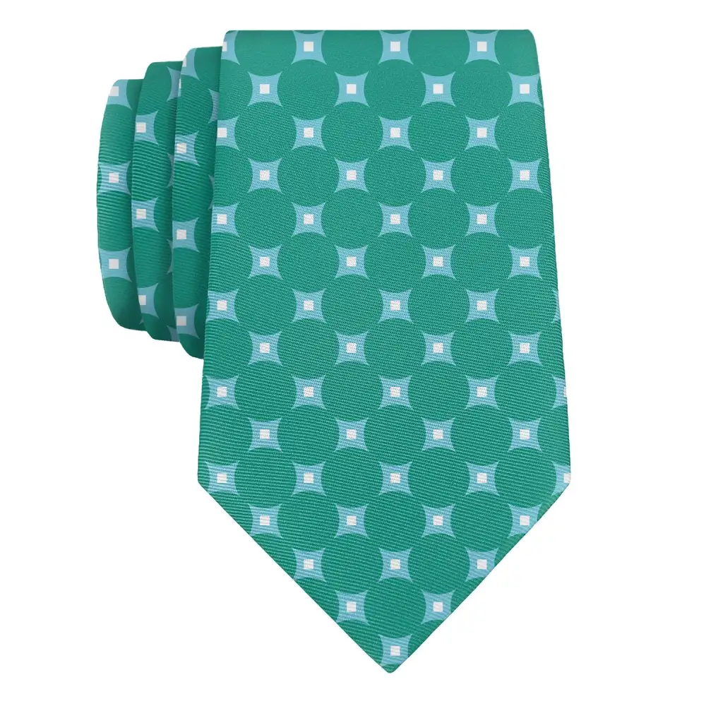 Refined Dot Composition Necktie
