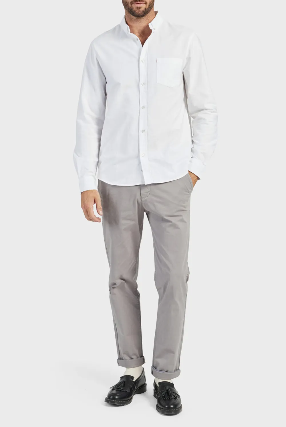 Minimalist Linen Casual Long Sleeve Shirt
