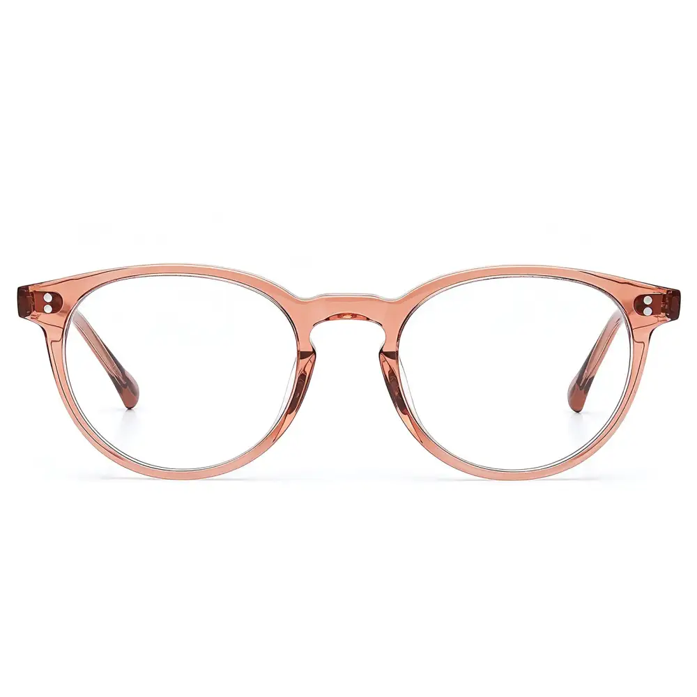 Refined Cut Round Full Rim Acetate Blue Light Eyewear