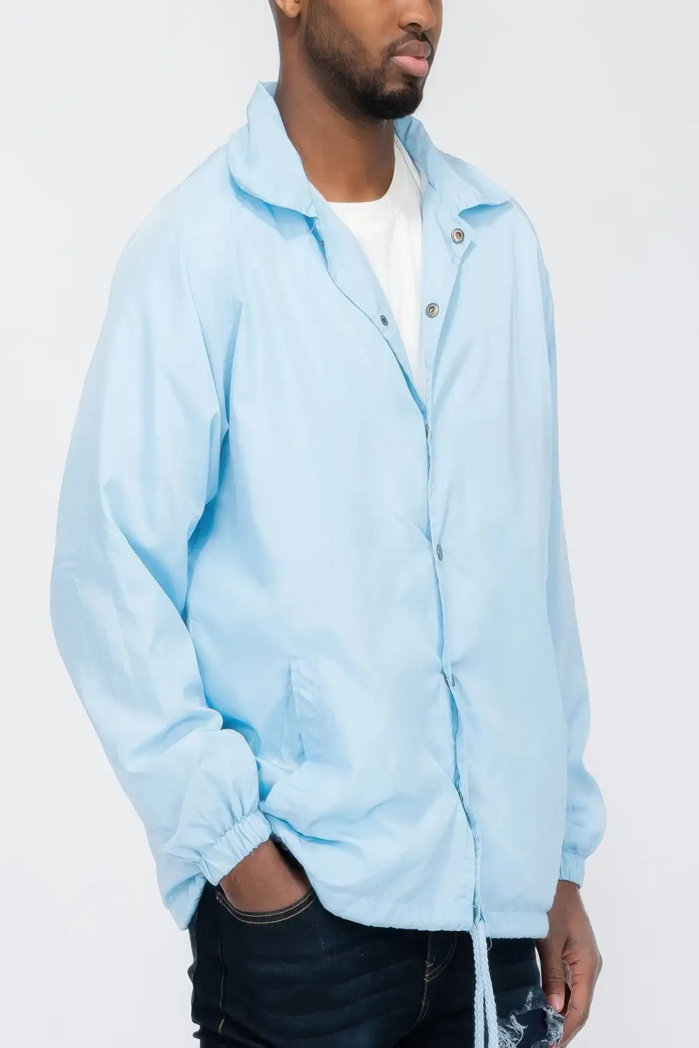 Casual Windbreaker Coaches Jacket