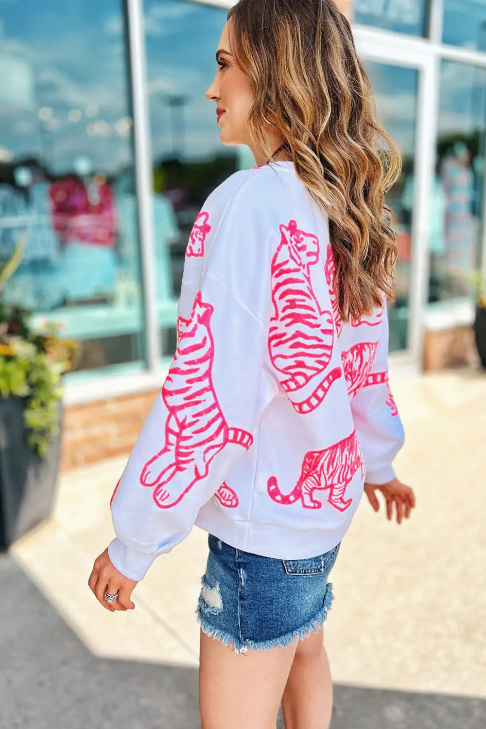 Animal Print Sweatshirt
