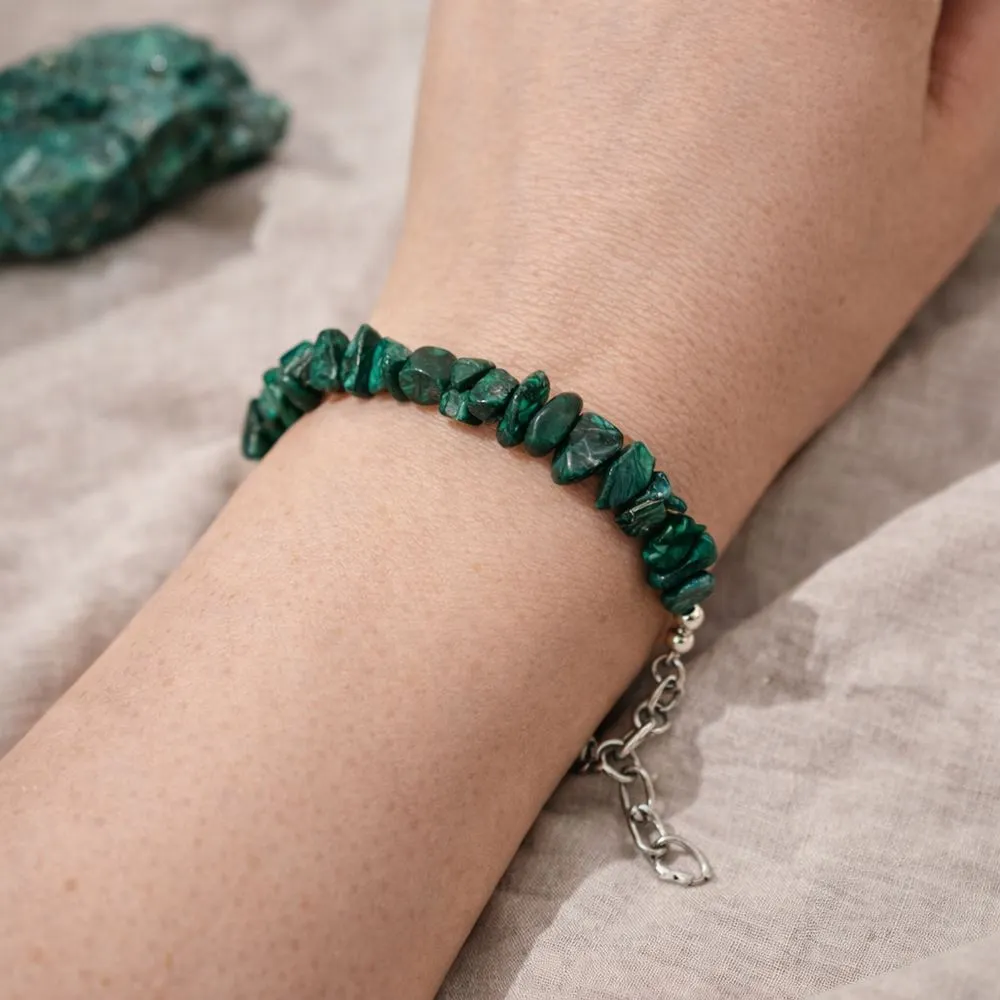 Gemstone Crystal Gemstone-Chip Bracelet