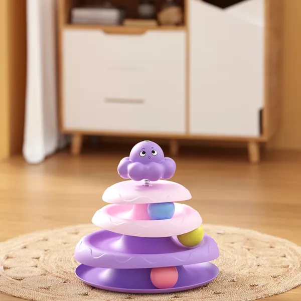 Multi-Layer Cat Play Tower
