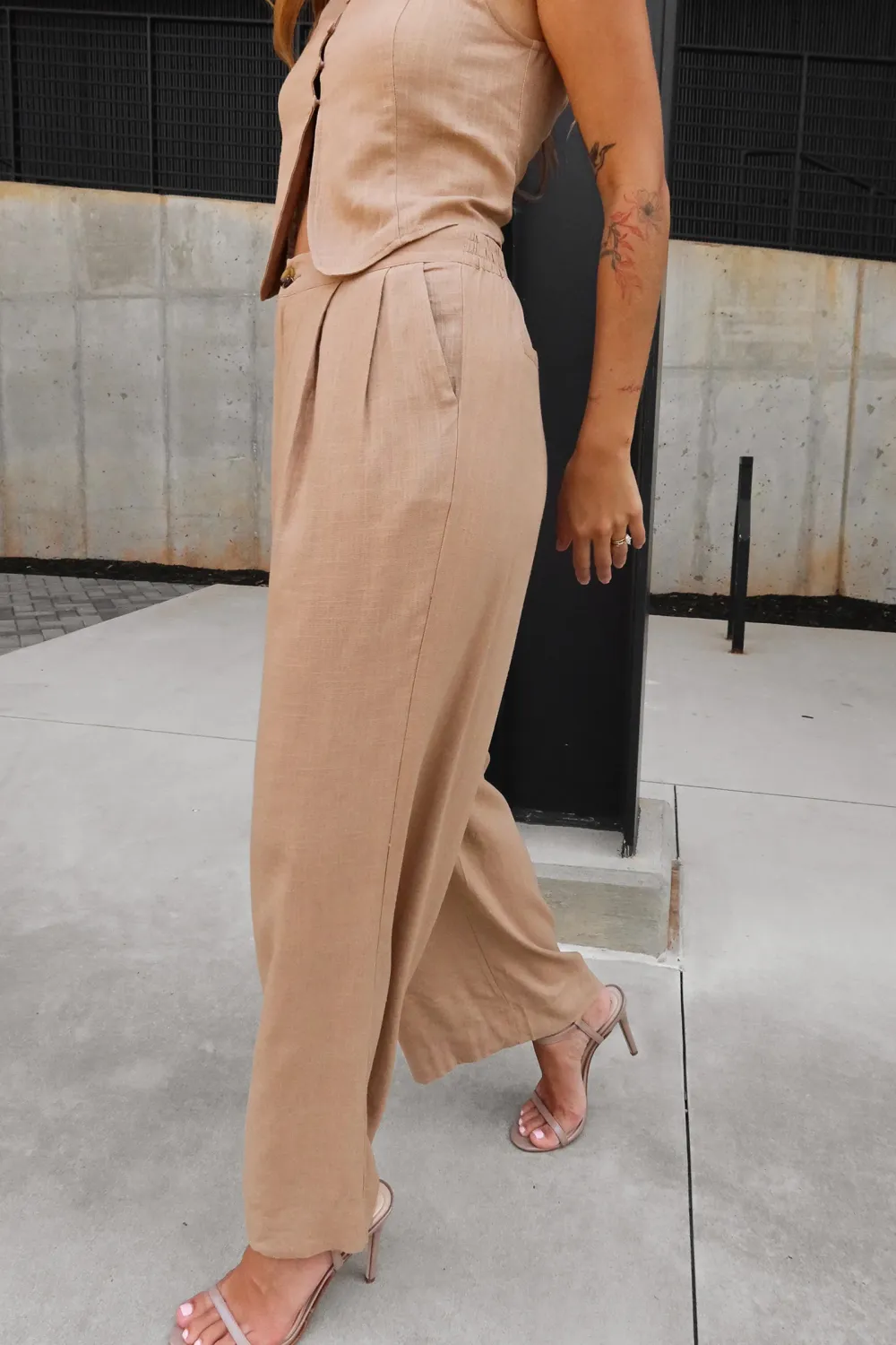 High Rise Casual Pants