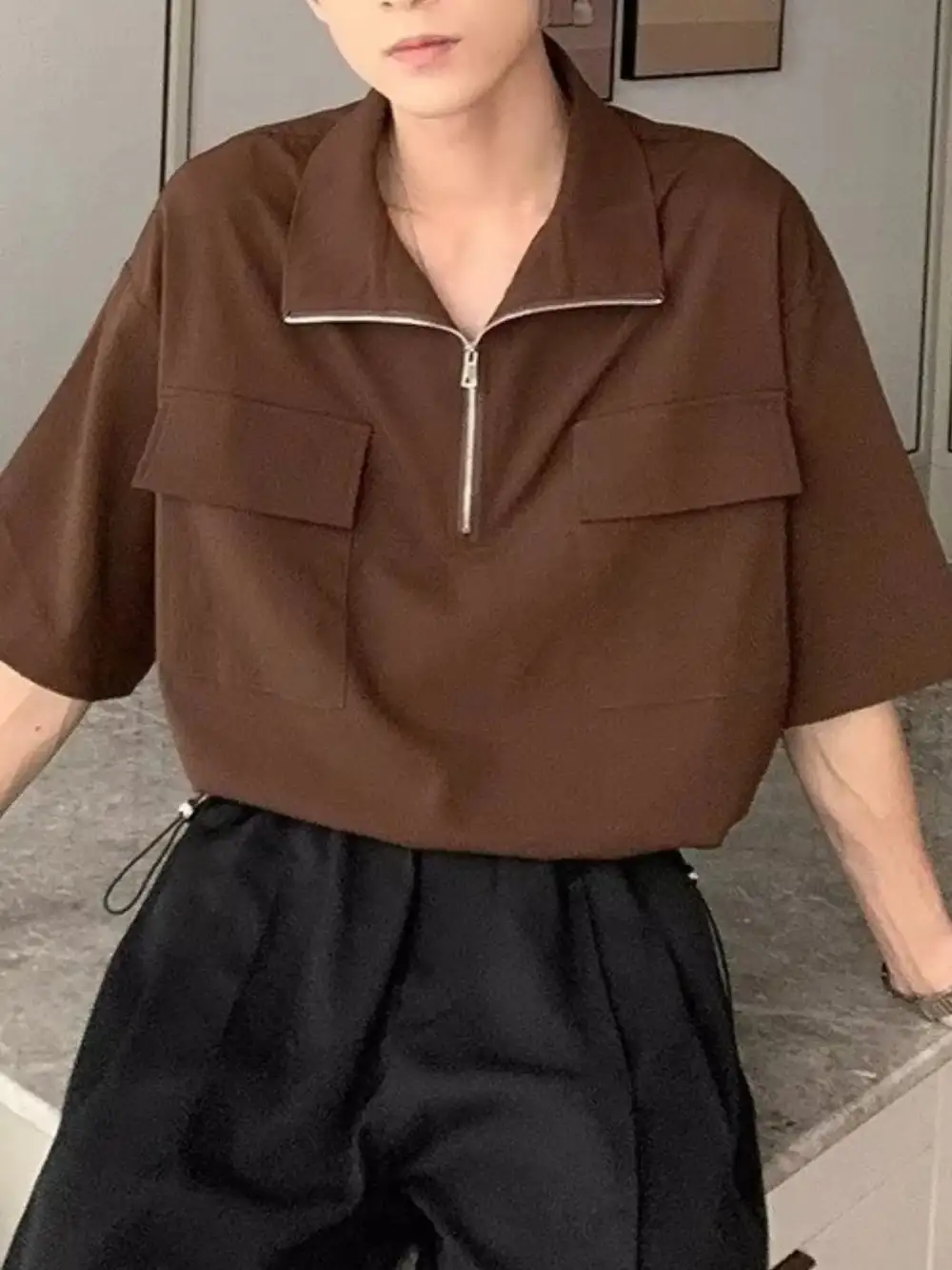 Casual Collared Polo Shirt