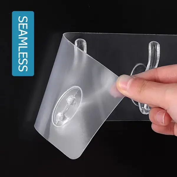 Transparent Strong Wall 6 in 1 Sticky Hook