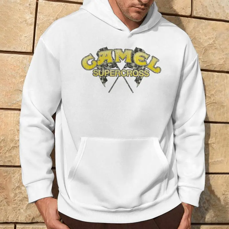 Vintage Sport Lover Supercross Retro Camel Basic Motor Hoodie