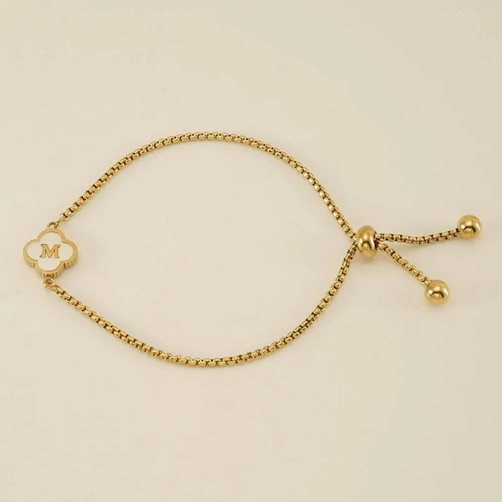 Adjustable Shell Charm Bracelet