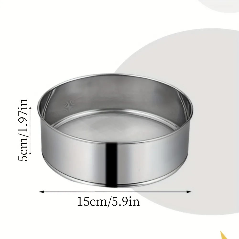 Baking-Specific Stainless Steel Sifting Bowl