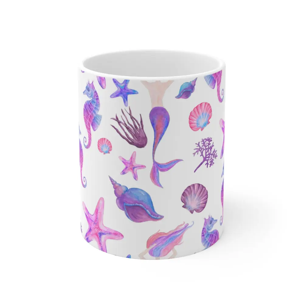 Porcelain Undersea Drinkware Set