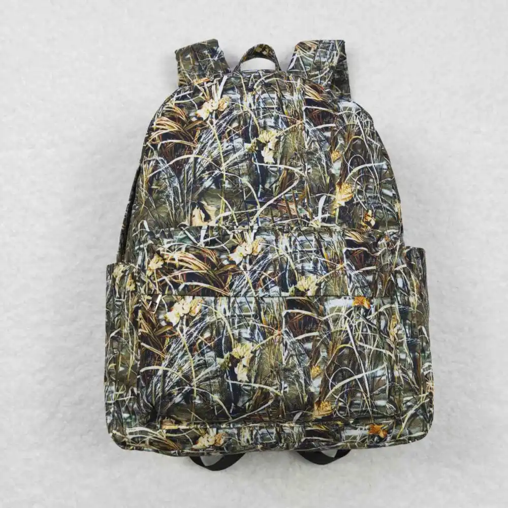 Camo Print Outdoor Theme Kids Backpack