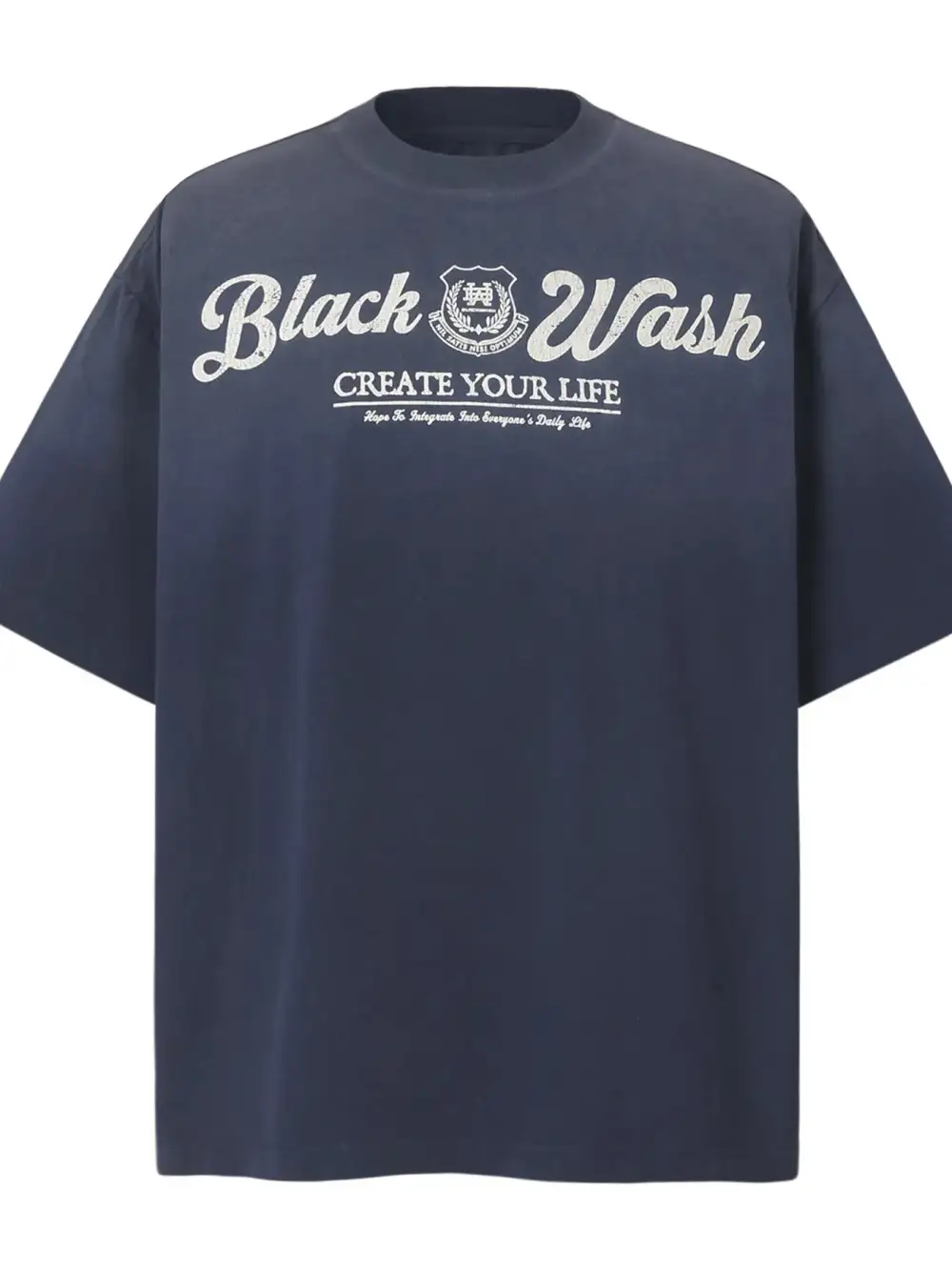 Utility Letter Graphic Crew Neck Tee
