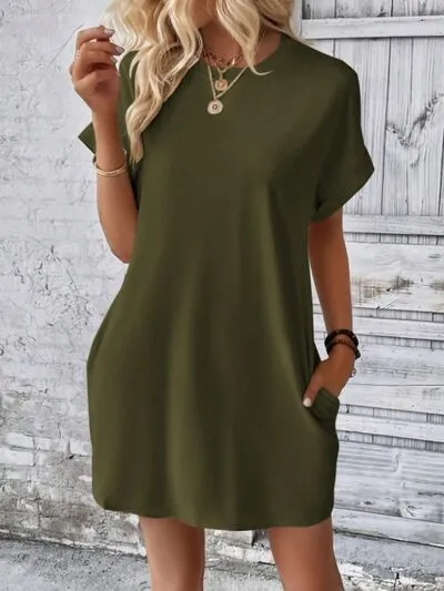 Classic Tee Short-Sleeve Cotton Mini Dress