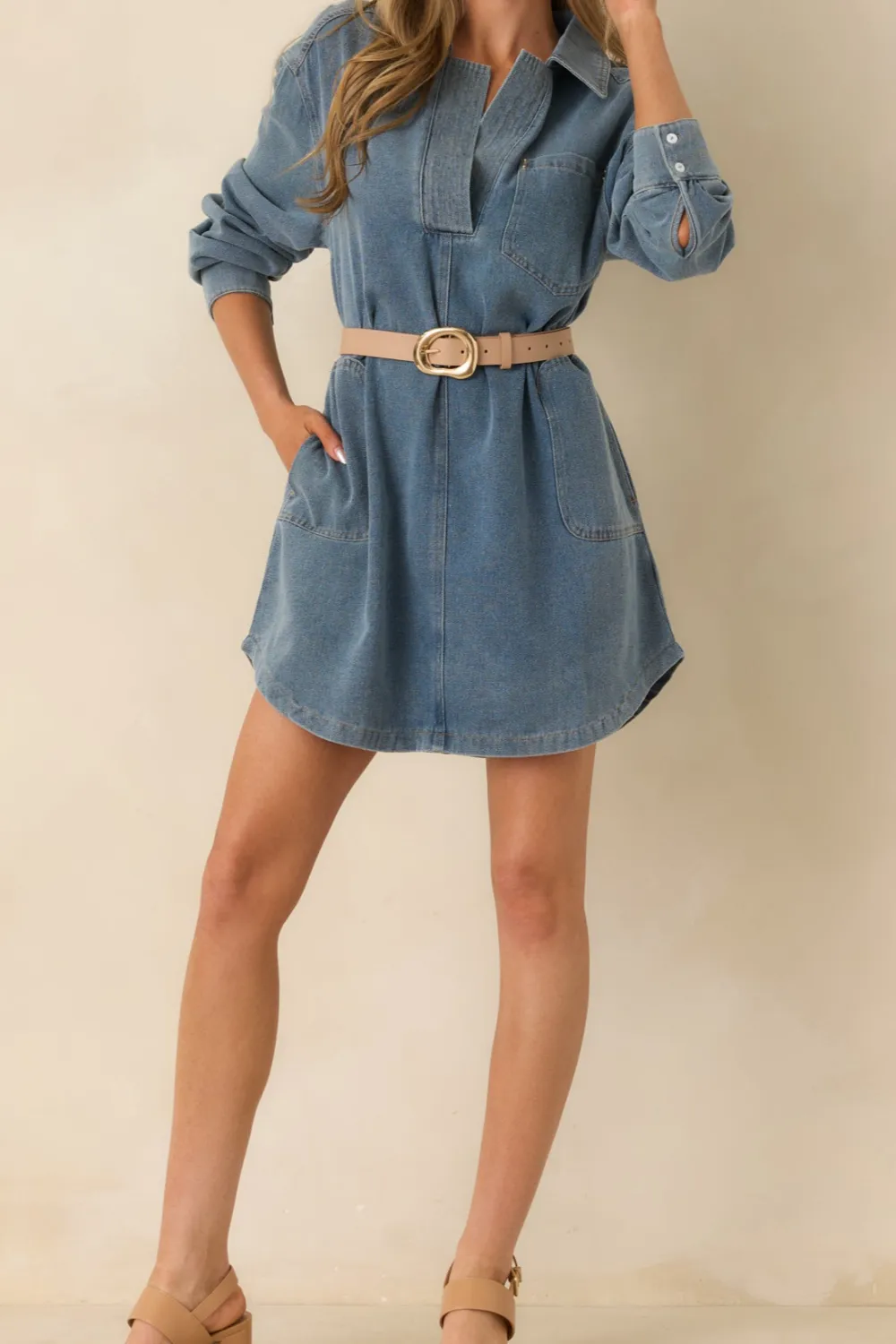 Denim Everyday Mini Dress