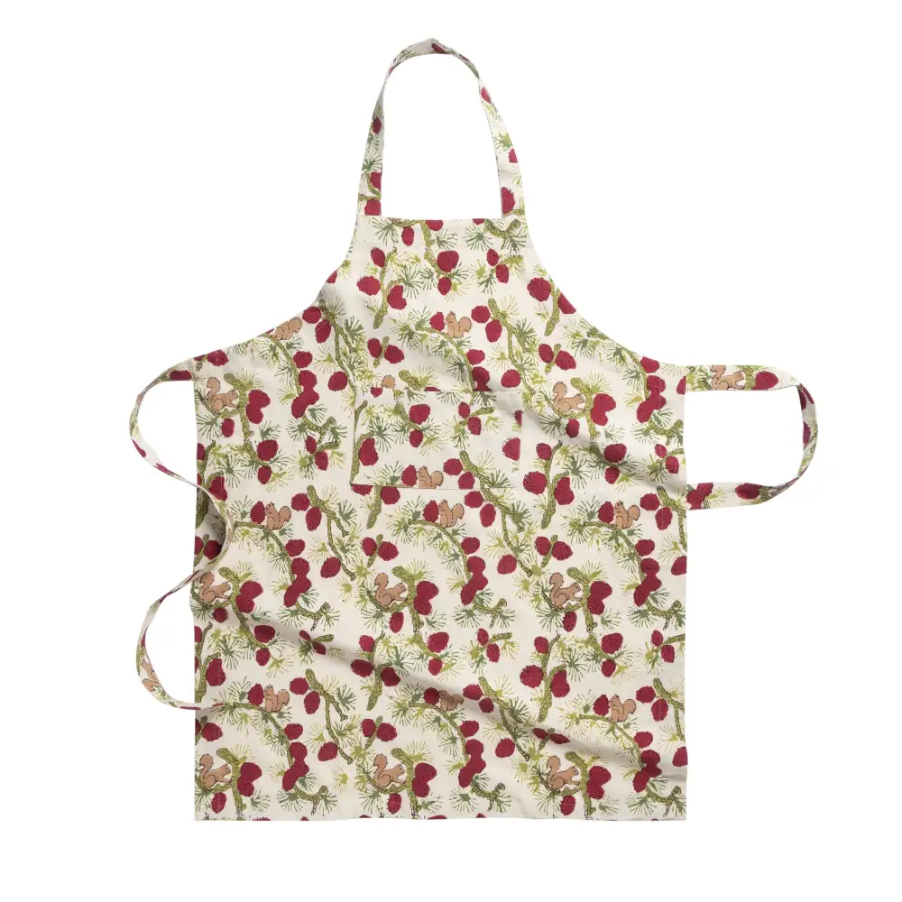Squirrel & Pinecone & Apron