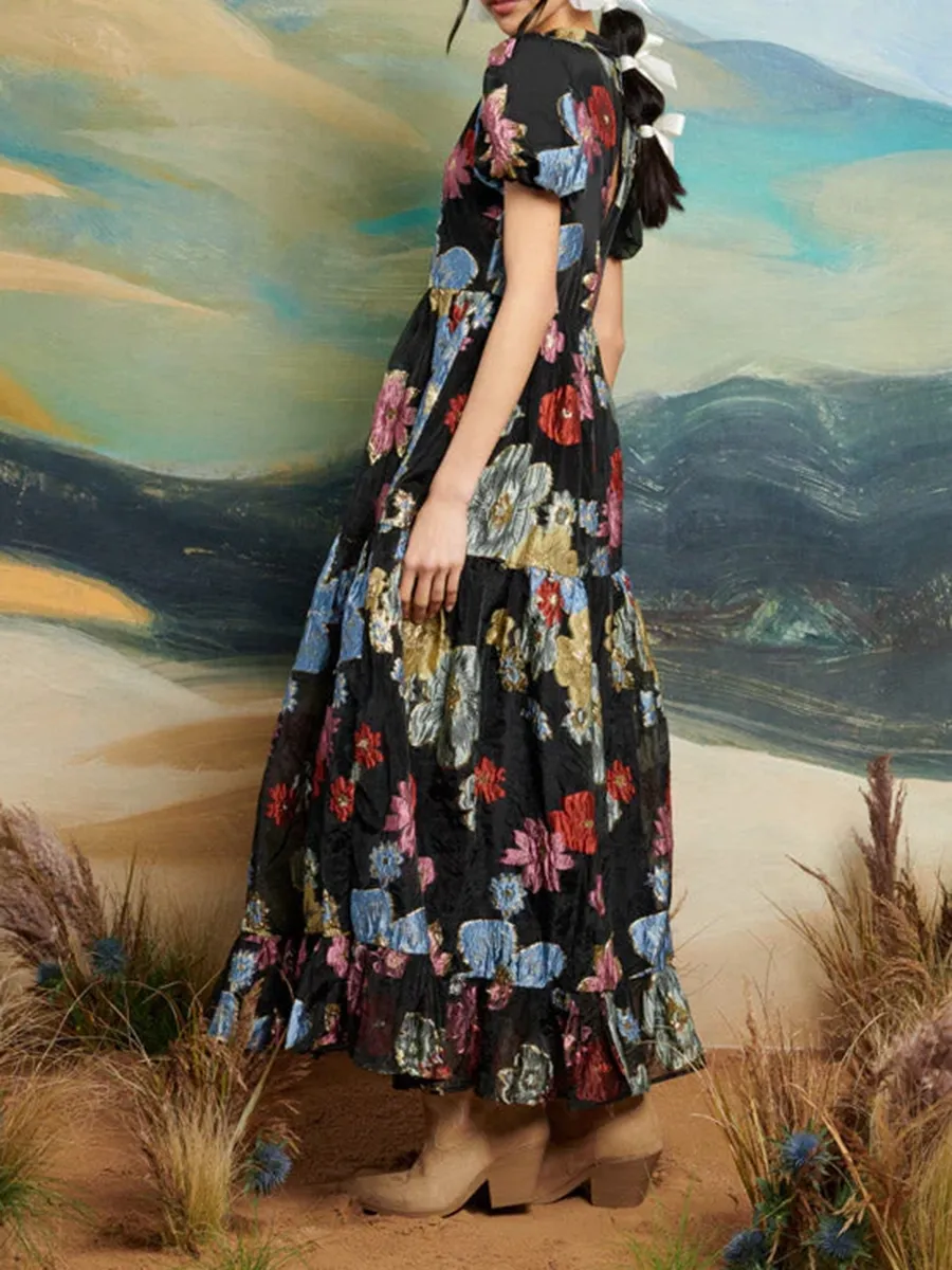 Jacquard Midi Dress