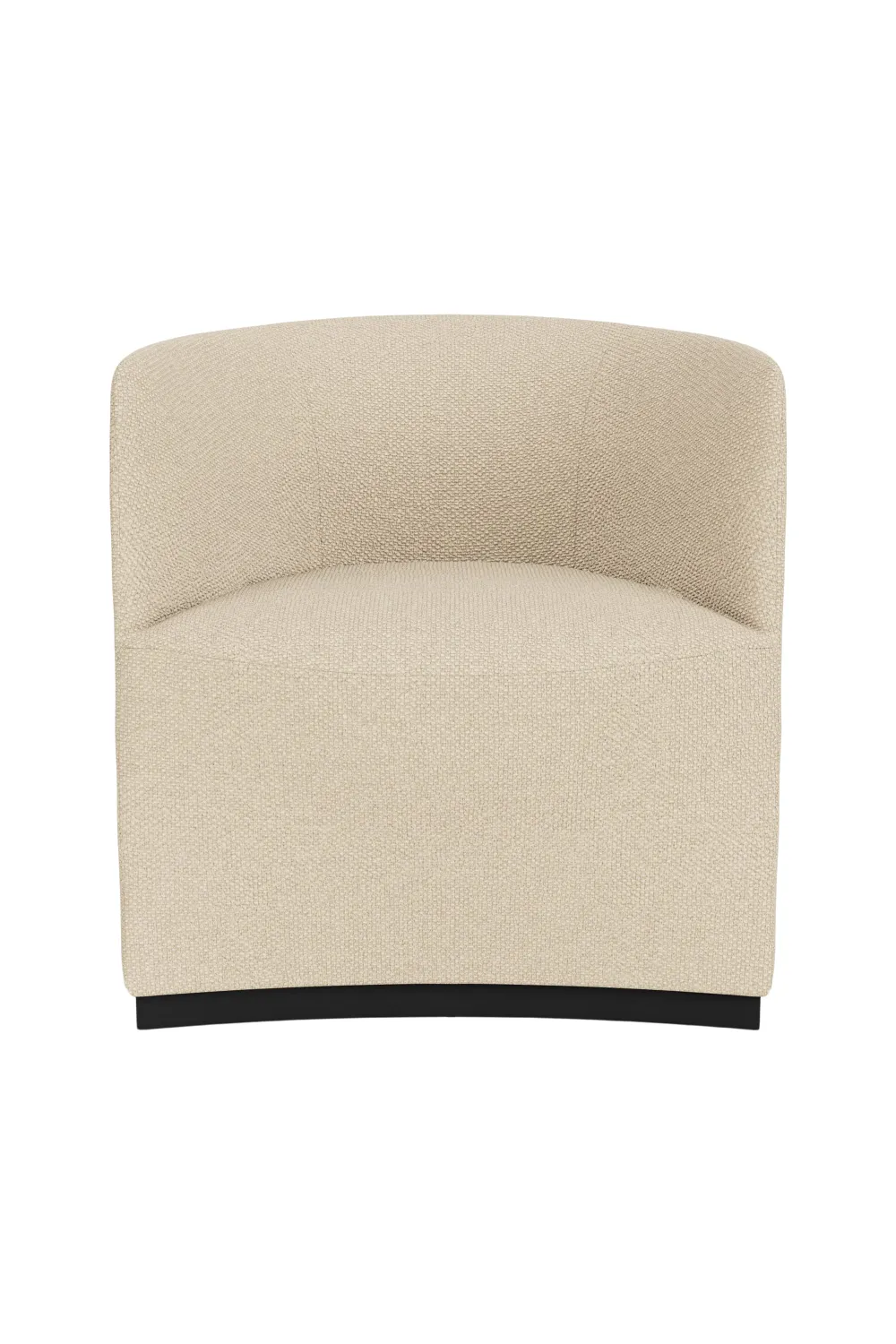 Boucle Low-Back Club Chair