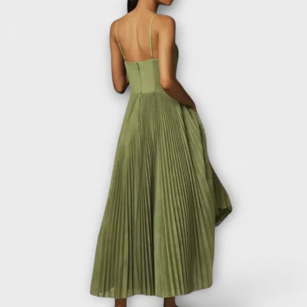 Pleated Everyday Midi Dress