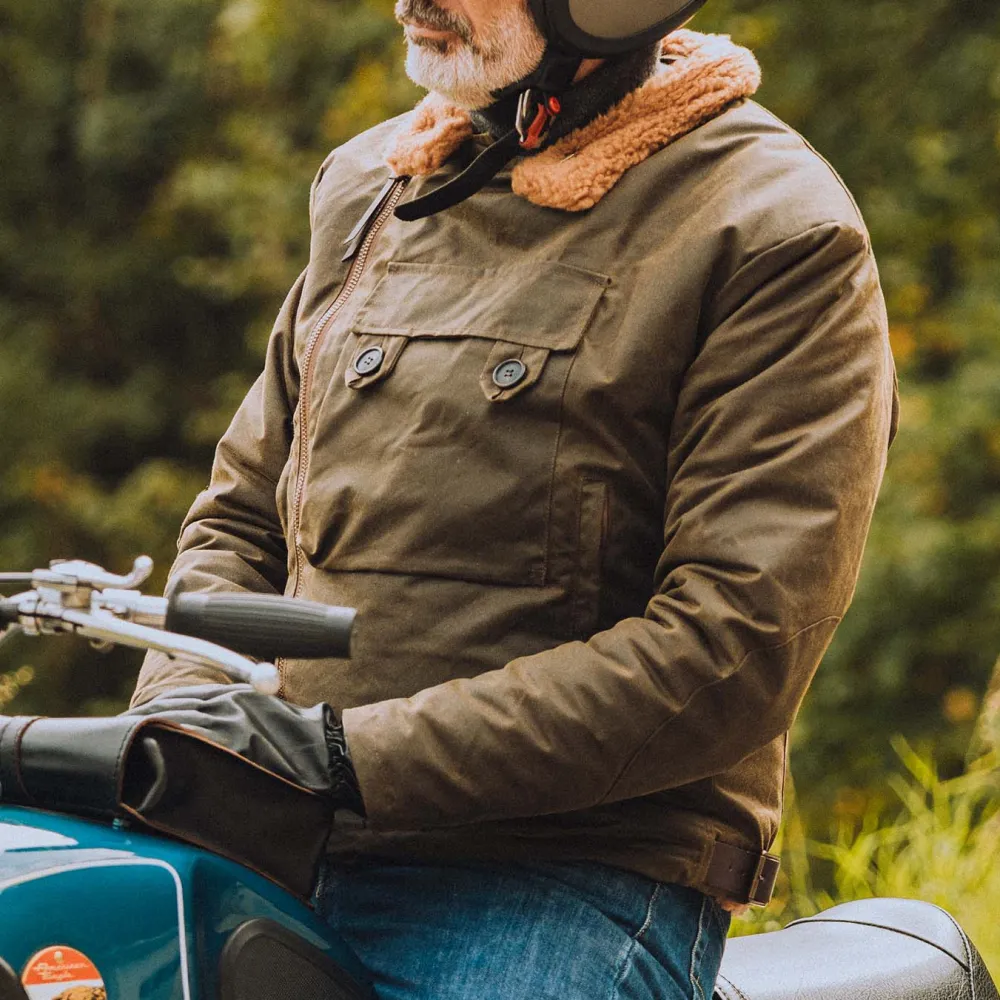 Easy Carry Canvas Waxed Canvas Men's Casual Jacket