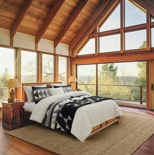 Understated Reversible Quilted Quilt Set
