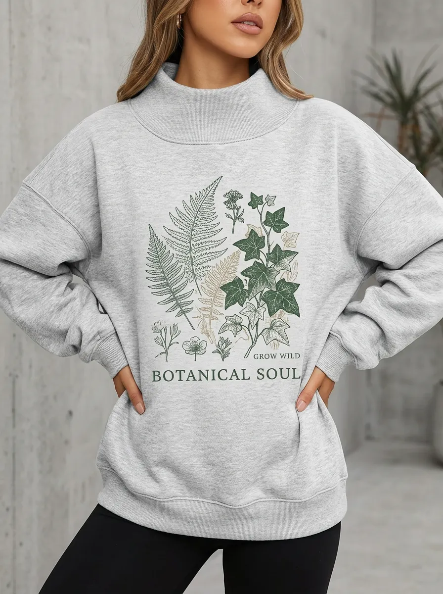 Botanical Soul Fern Sweatshirt Classic