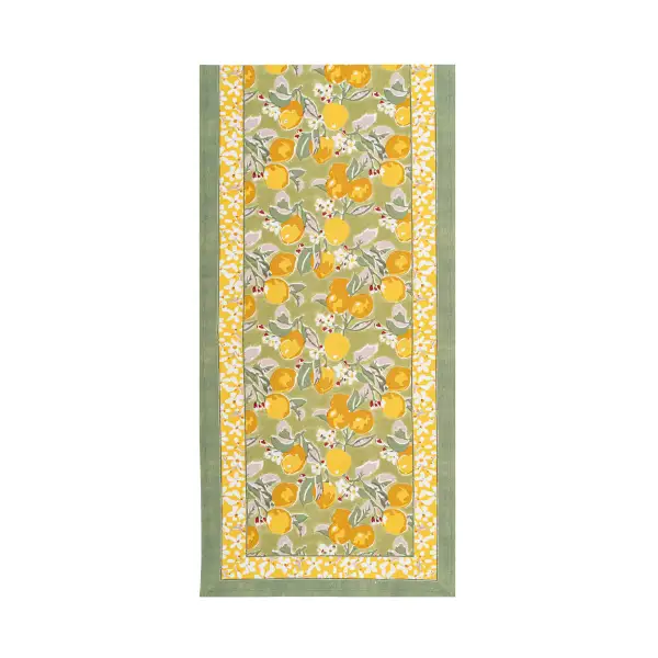 Lemon Blossom Foliage Table Runner
