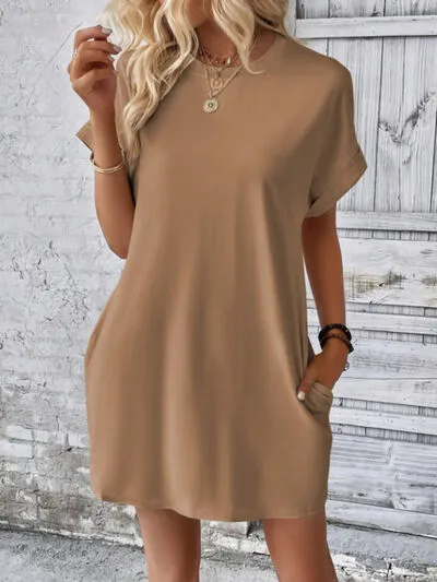 Classic Tee Short-Sleeve Cotton Mini Dress