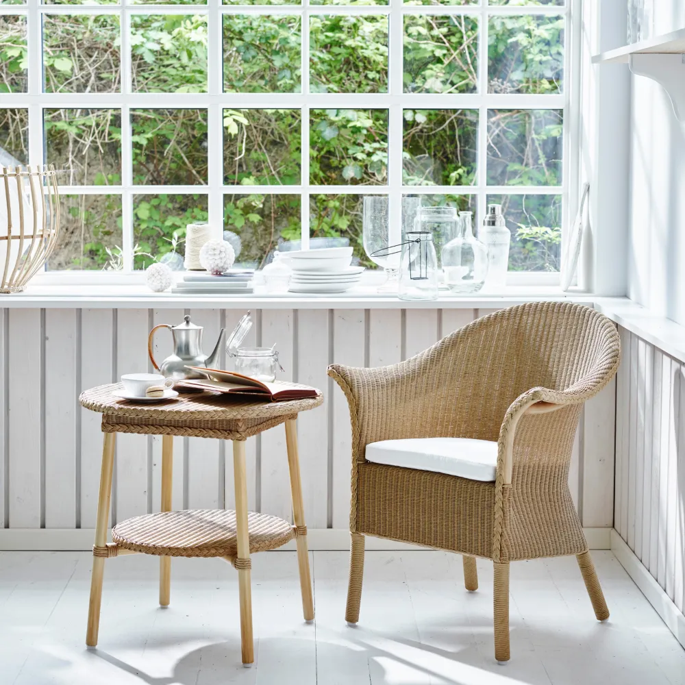 Modern Rattan Accent Chair