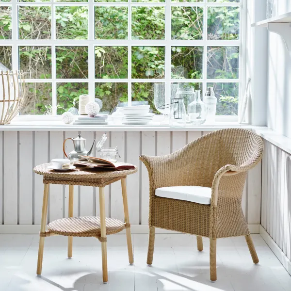 Modern Rattan Accent Chair