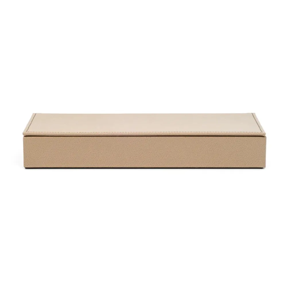 Leather Lidded Pencil Box