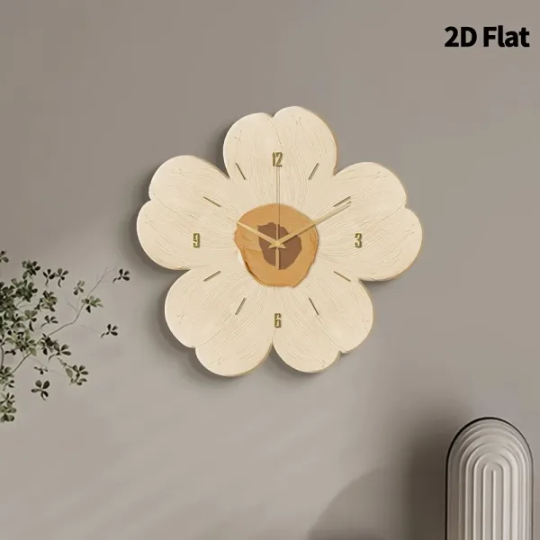 Artistic Flower Wall Clock