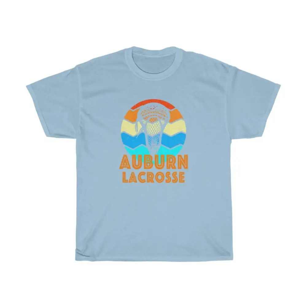 Auburn Lacrosse Retro Sunset T-Shirt