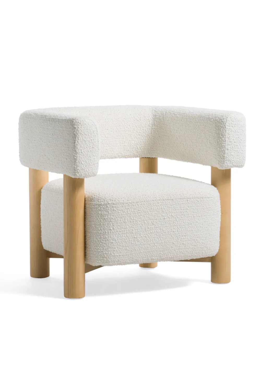 Beech Framed Accent Chair