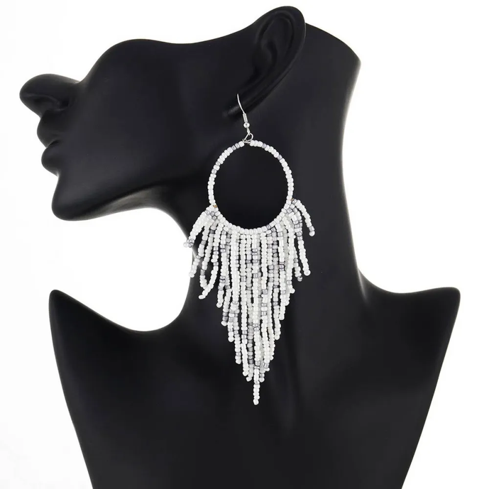 Textured Tassel Vintage Earrings