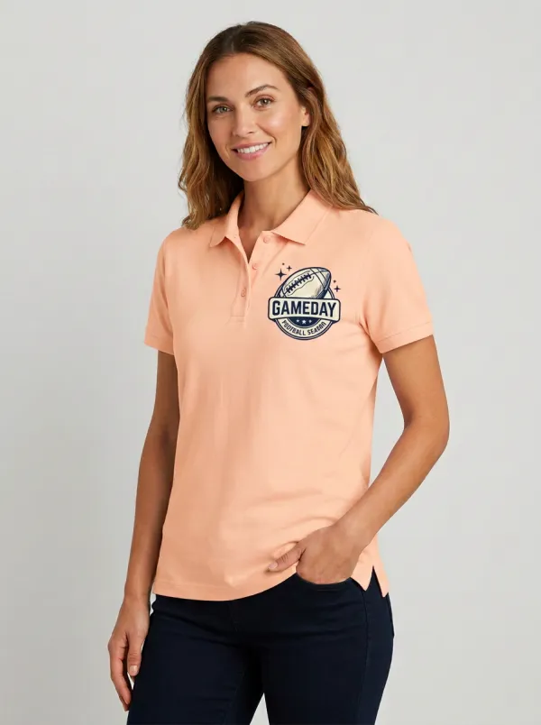 Football Inspired Casual Polo Shirt