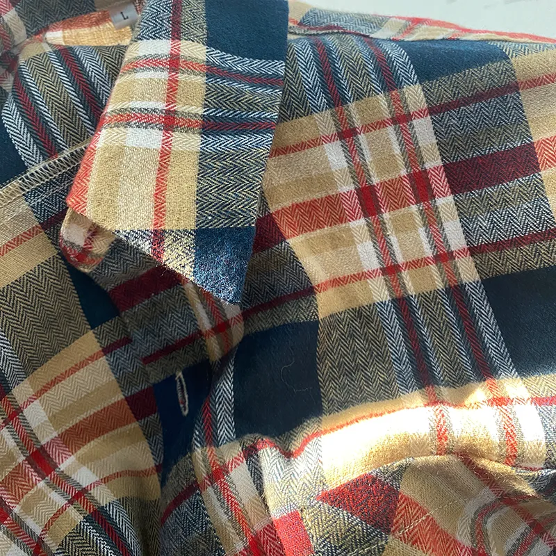 Relaxed Collar Check Shirt