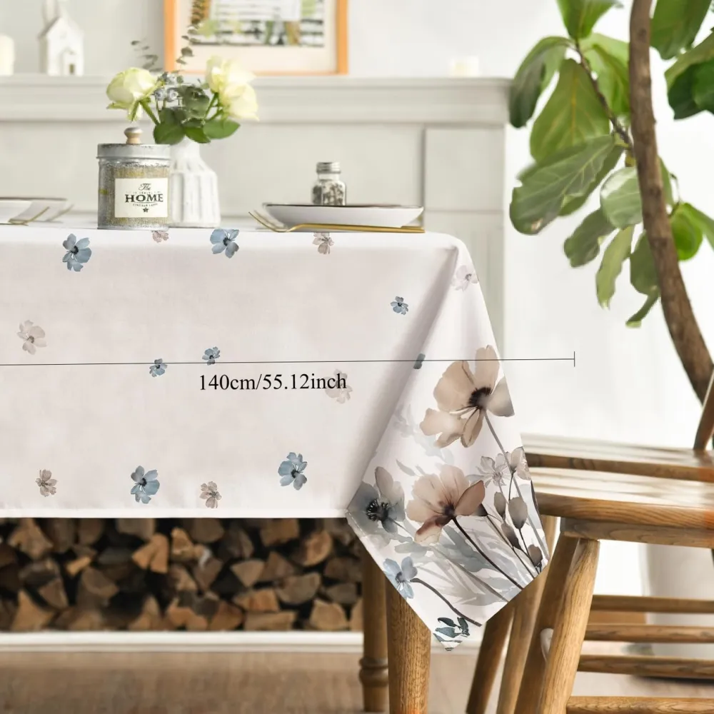 Muted Floral Table Cover